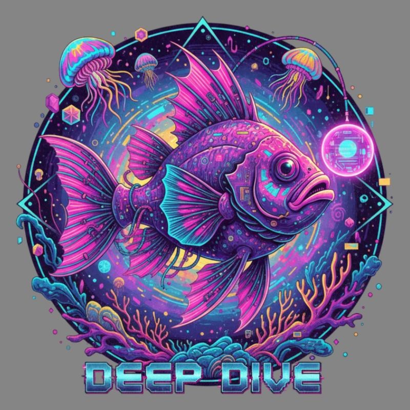 Deep Dive Neonfisch Unterwasser
