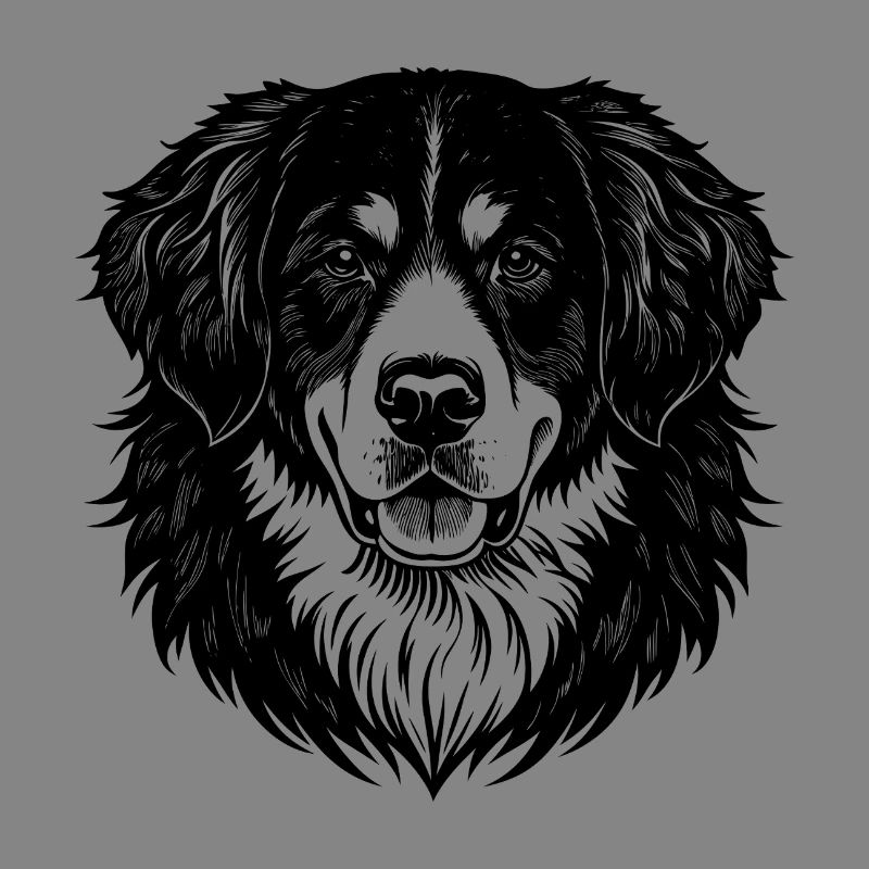 Bernese Mountain Head