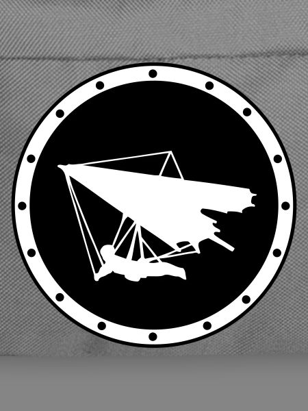 Minimalistisches Ring-Delta-Flügelabzeichen