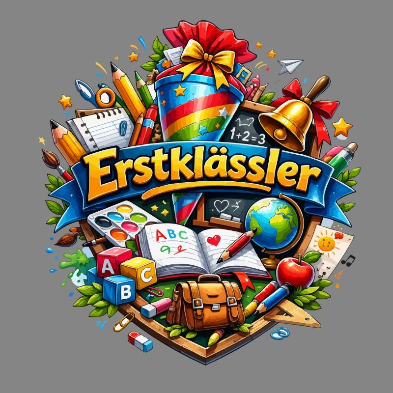First Grade Learning World Logo