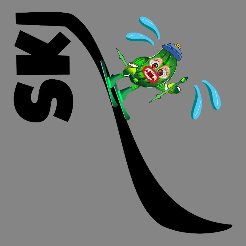 Kids Skiing Pickles