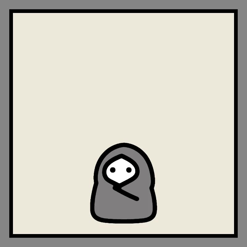 Introvert Cocoon Minimal Meme Character