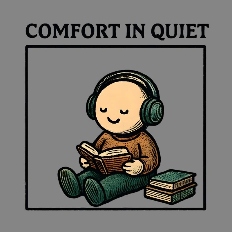 Silence while reading with headphones