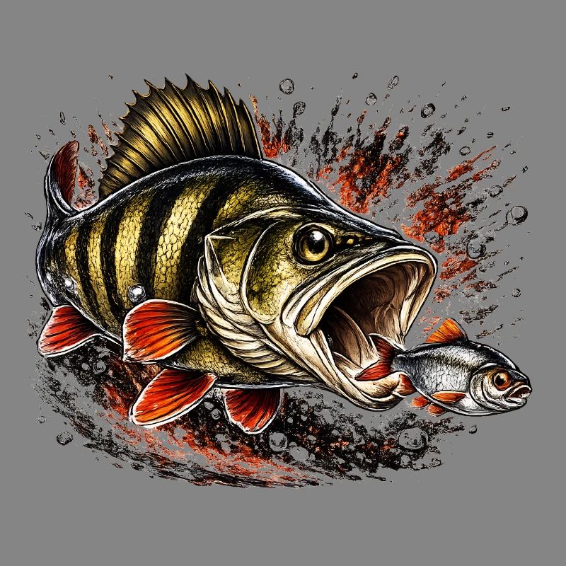 Explosive Perch Predator Fishing Design