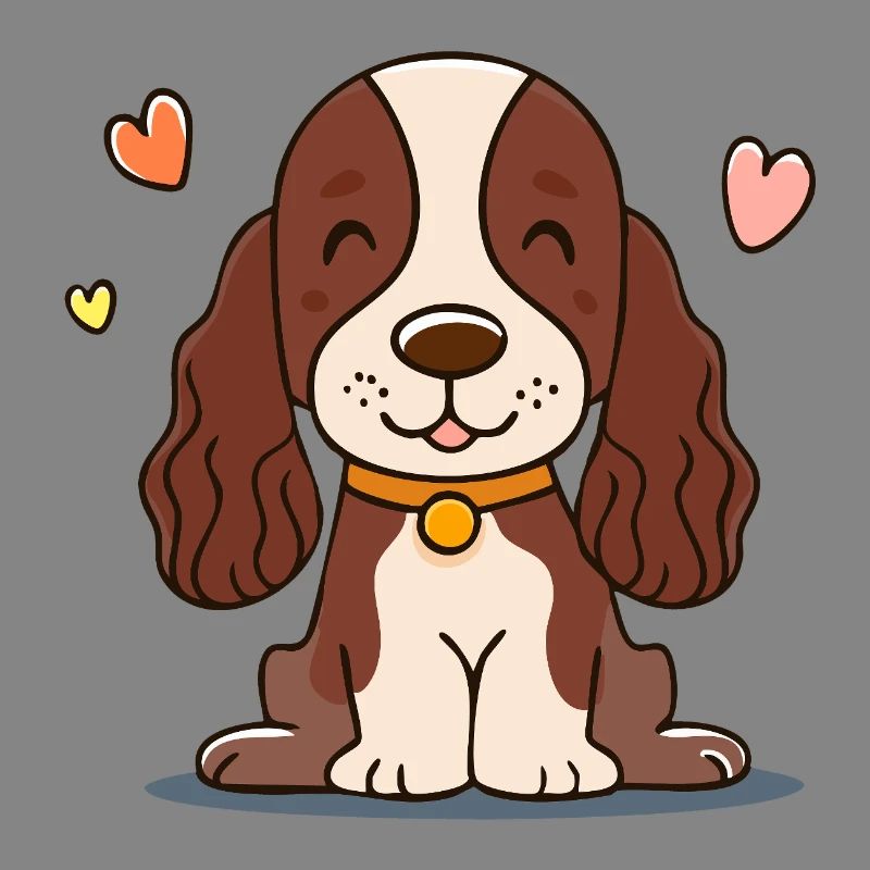 Puppy with fuzzy ears (chibi comic)