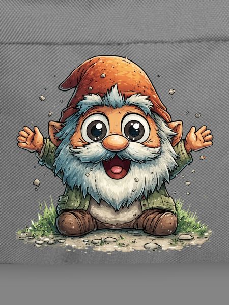Fröhlicher Gartenzwerg Cartoon