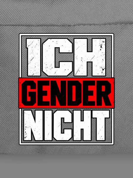 Ich gender nicht – Statement Spruch