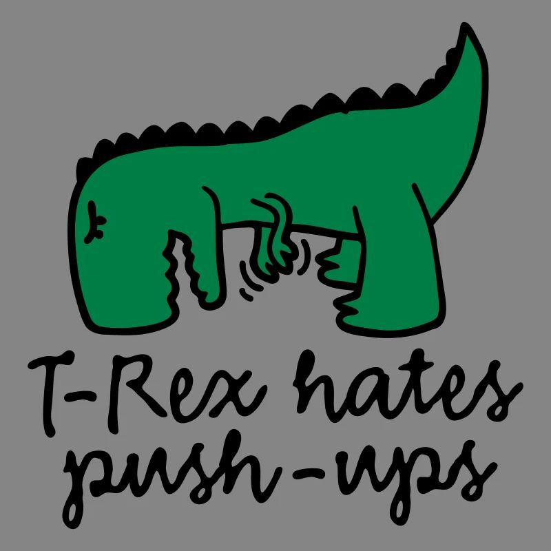 T-Rex déteste push-ups