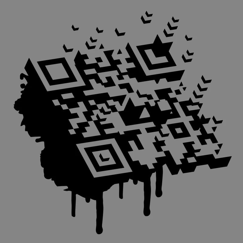 Un code à barres 3D comme un graffiti