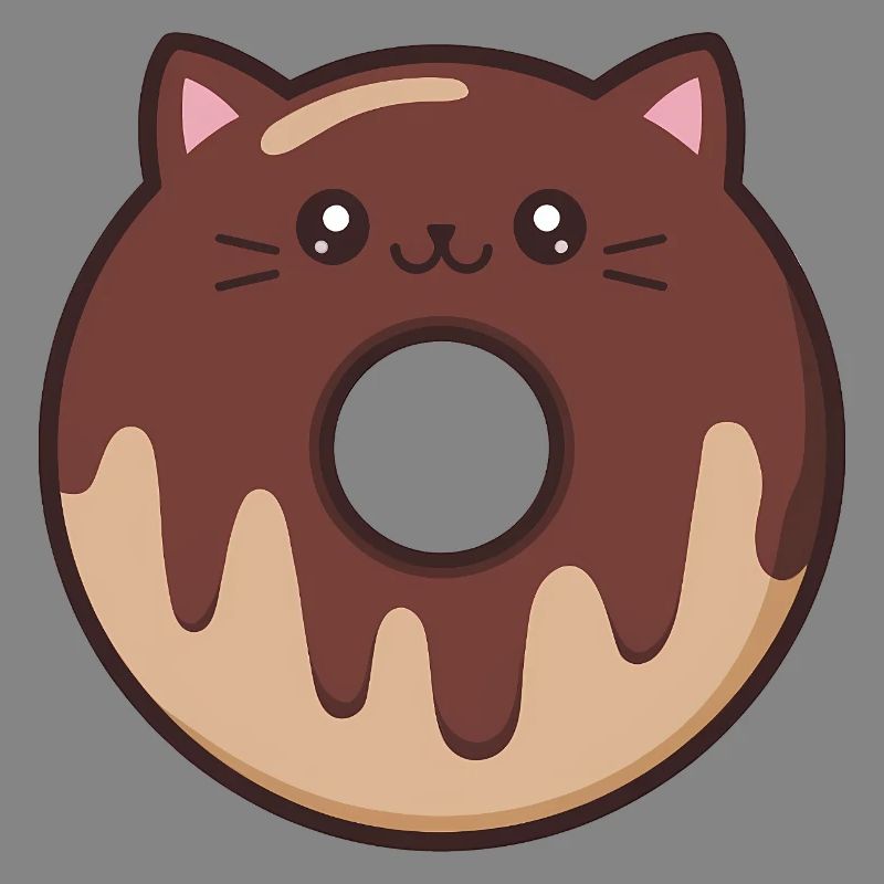 Cute Cat Donut