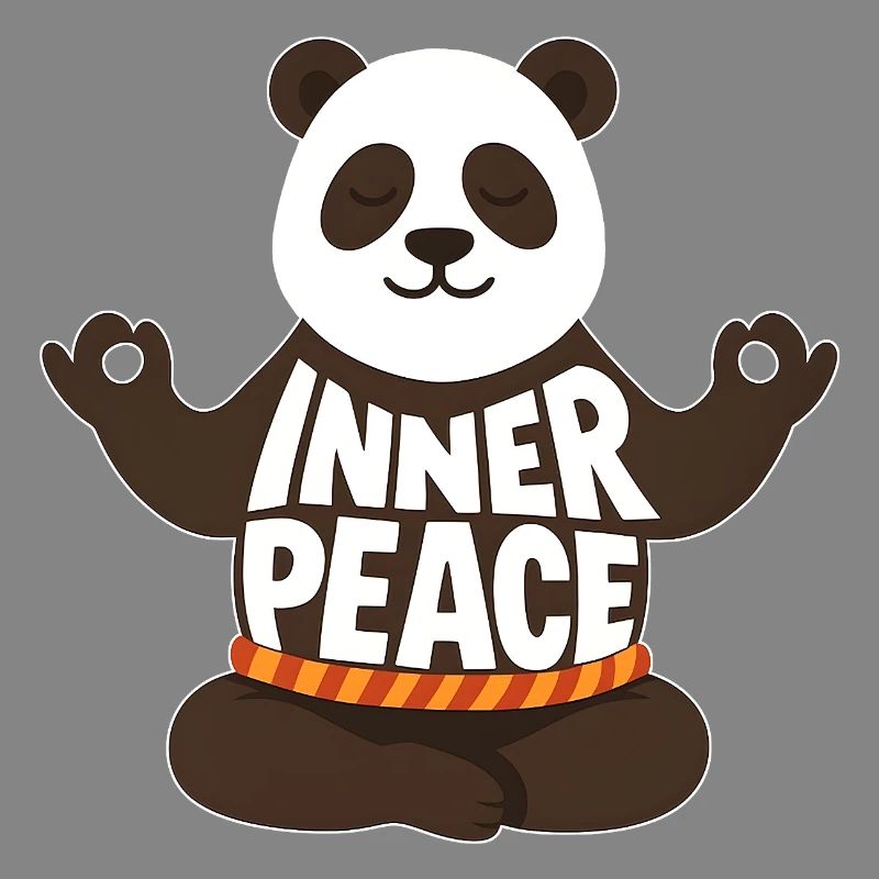Meditating Panda - Inner Peace