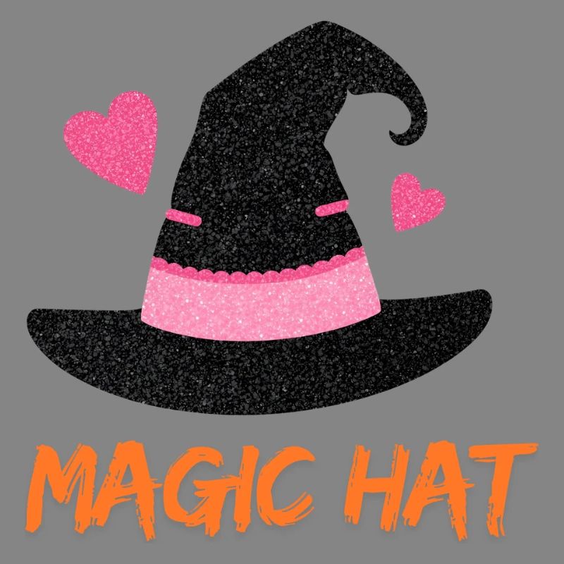 Magic hat - Pink Glitter Magic Hat