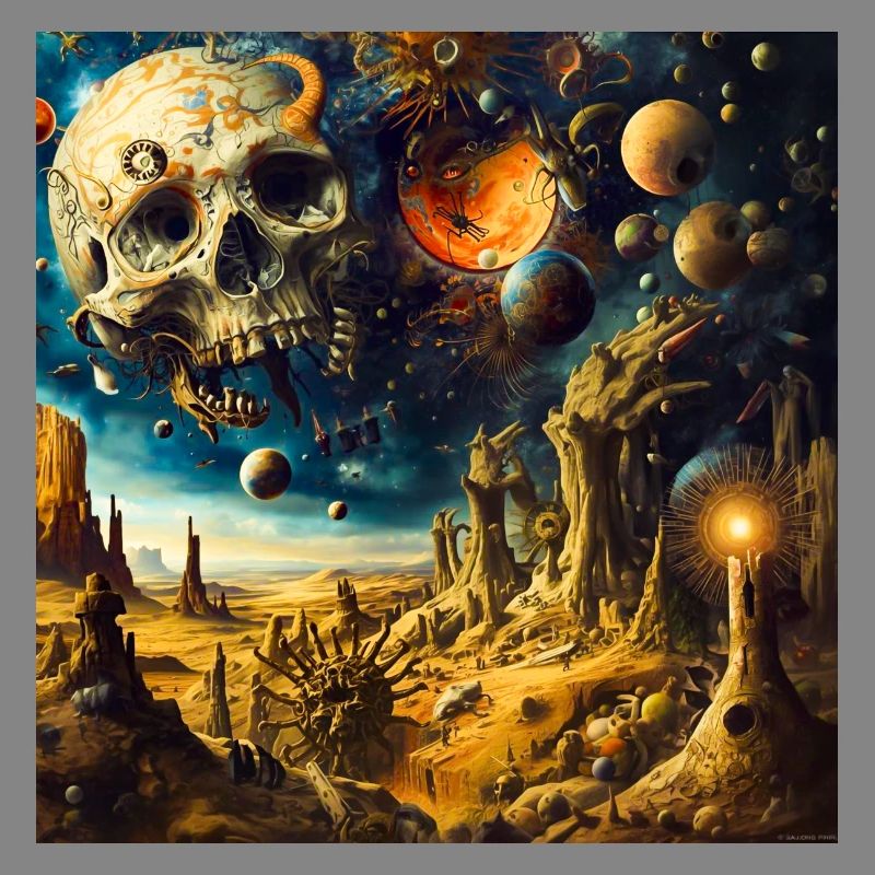 Cosmic Skeleton Landscape