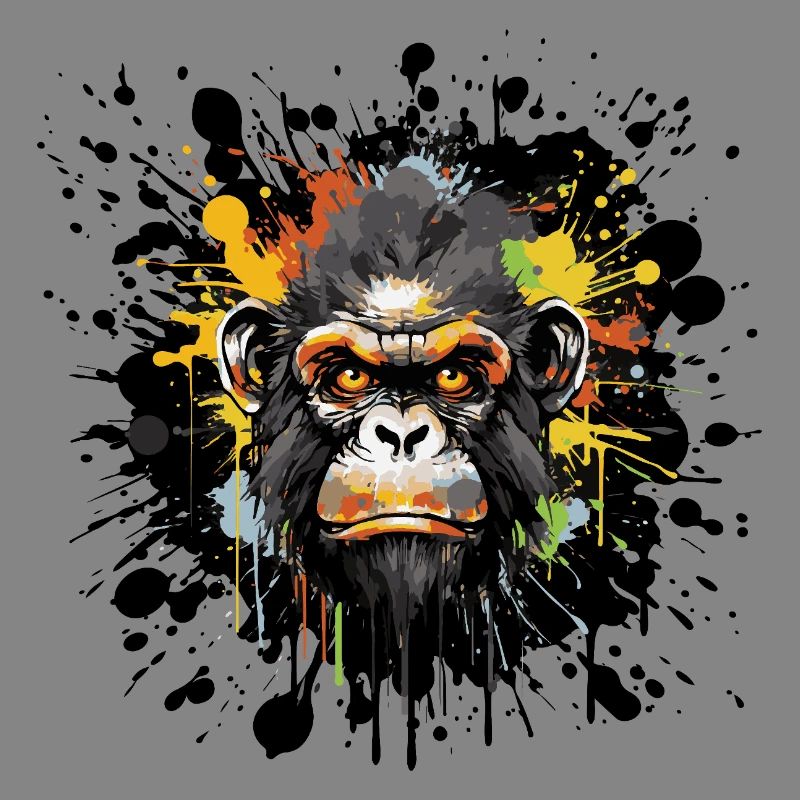 Graffiti Affe Tier