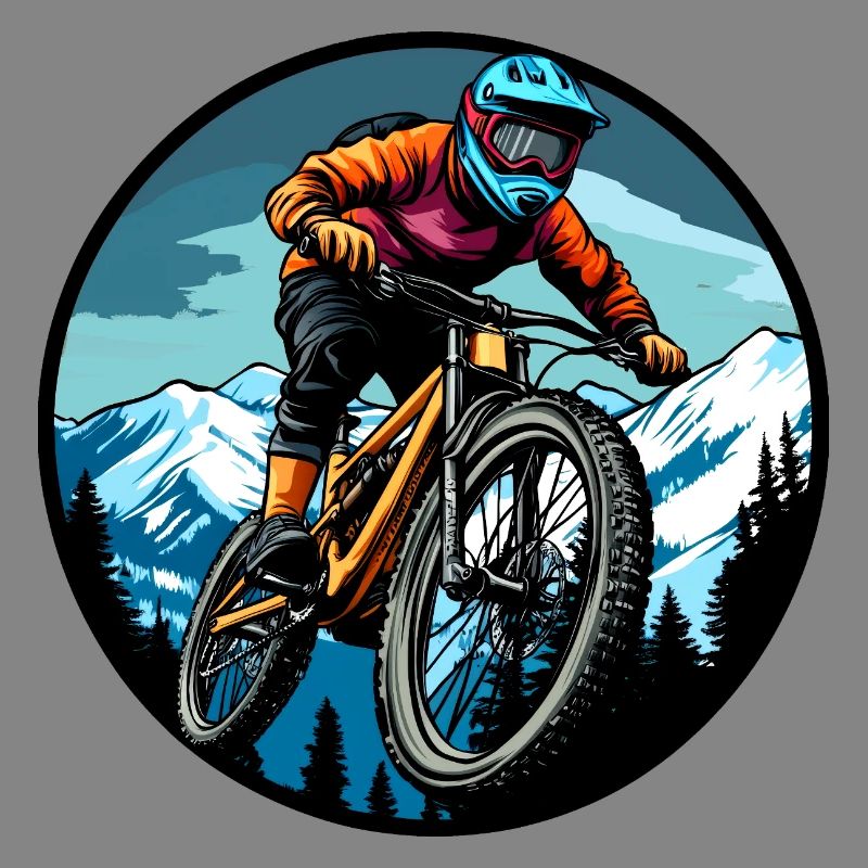 Freeride Biker