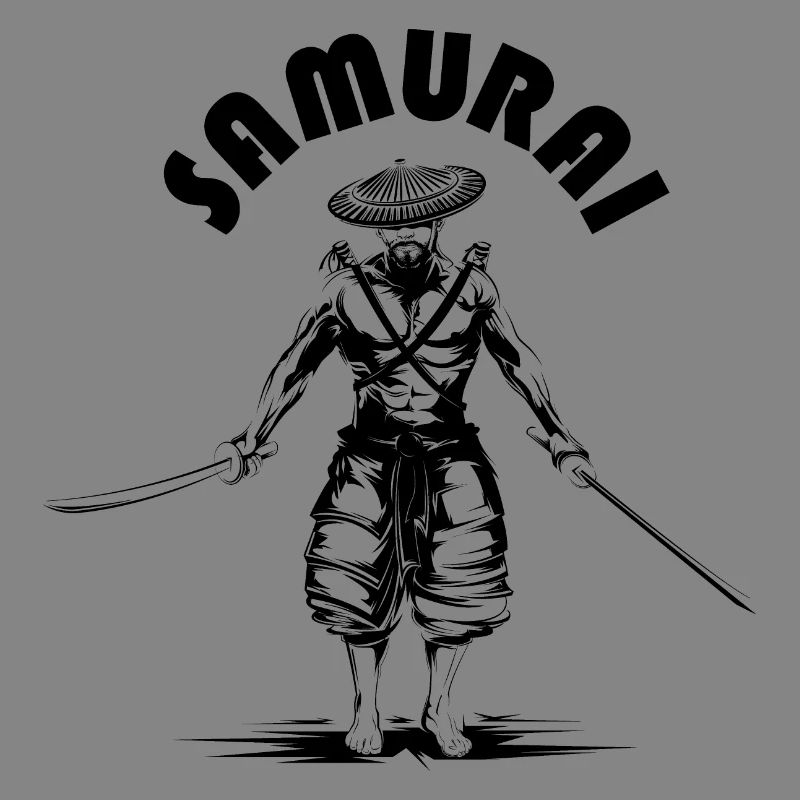 Samurai Drawing Sketch Symbol Illustration icon