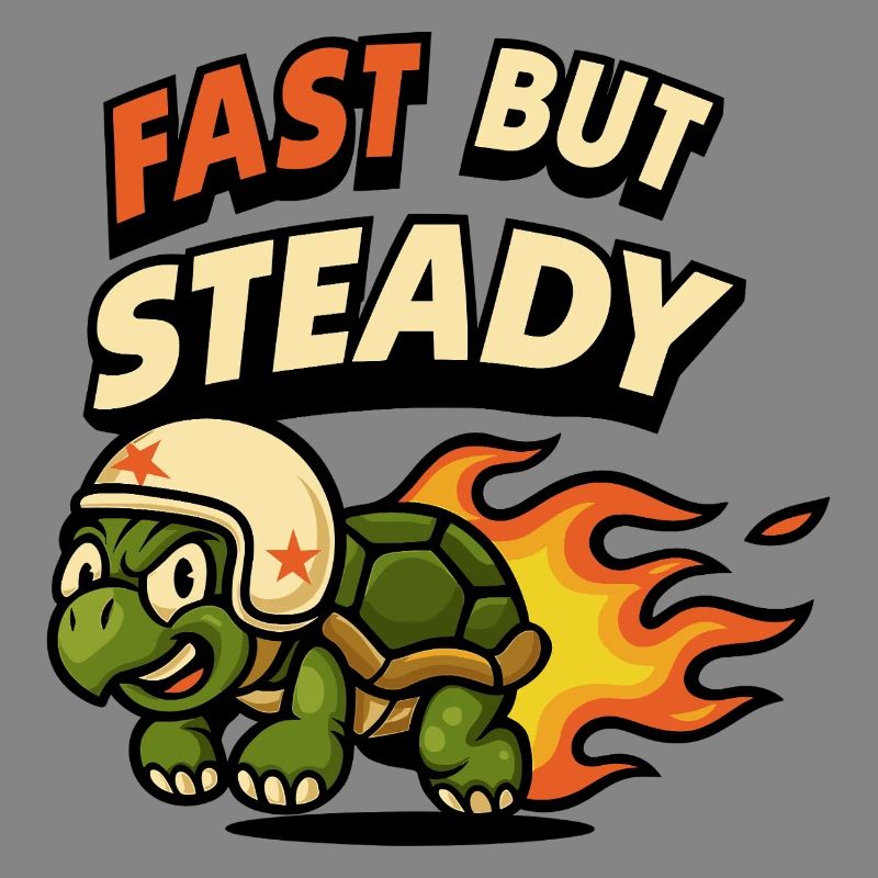 Fast yet durable turtle design