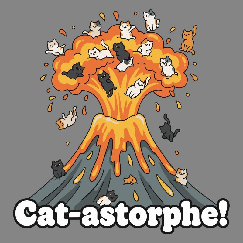 Cat-astrophe volcano