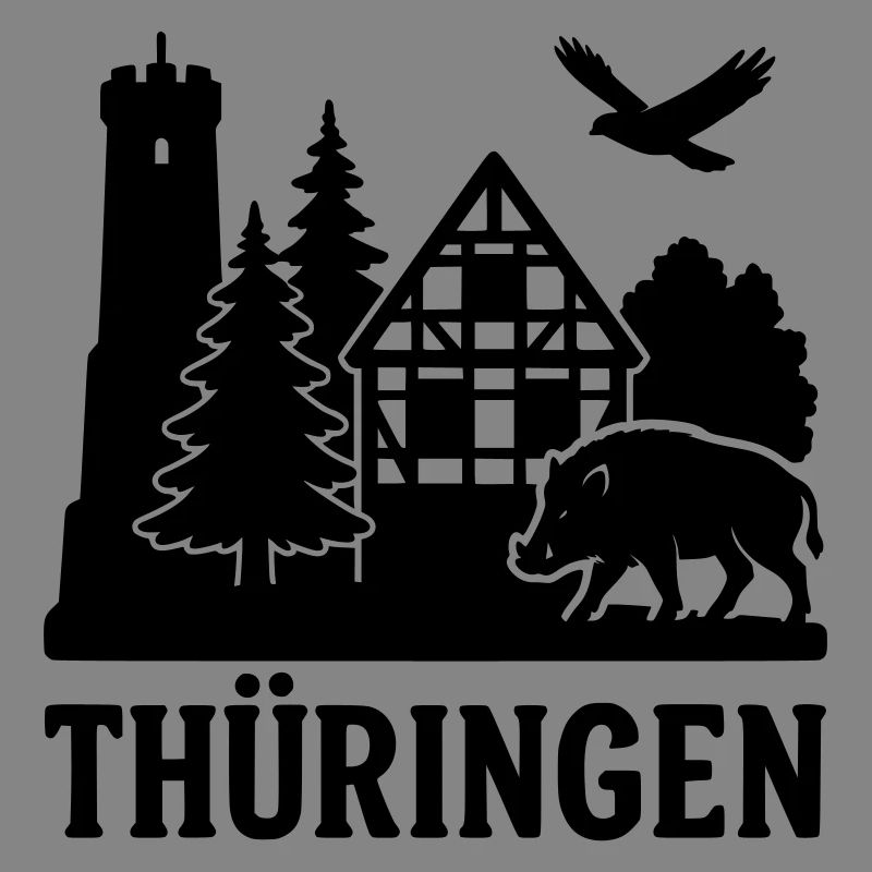 Thuringia Silhouette