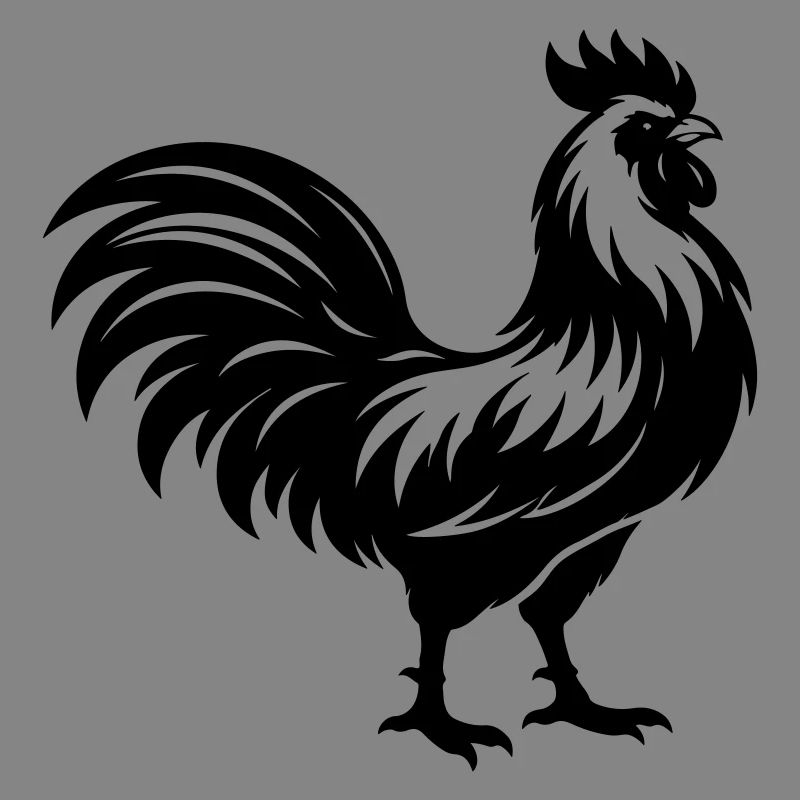 Rooster Silhouette