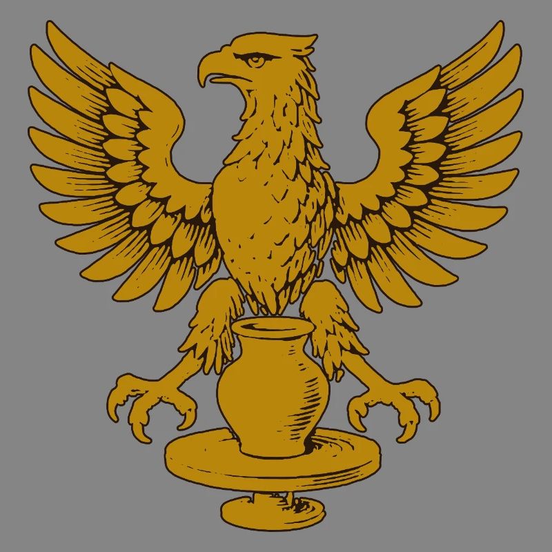 Golden Eagle Crest Emblem