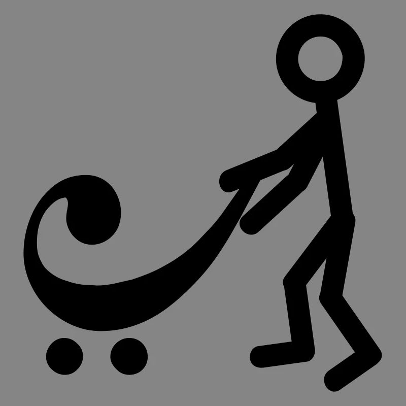 Joueur de basse avec un nouveau bébé