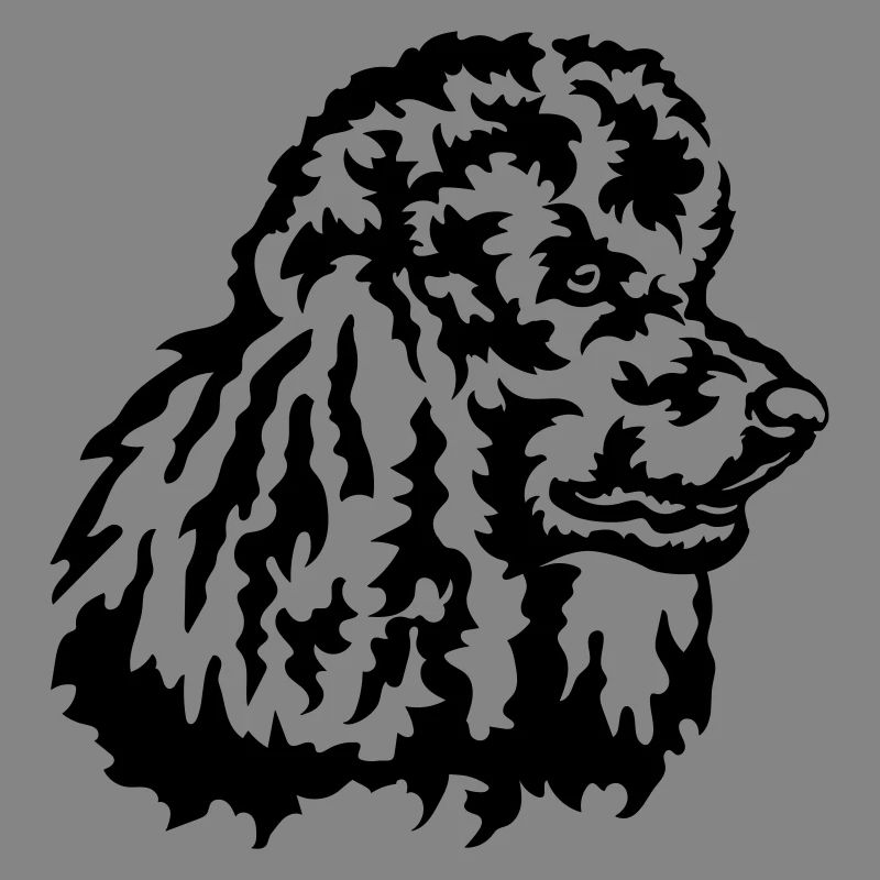 Big Poodle Head