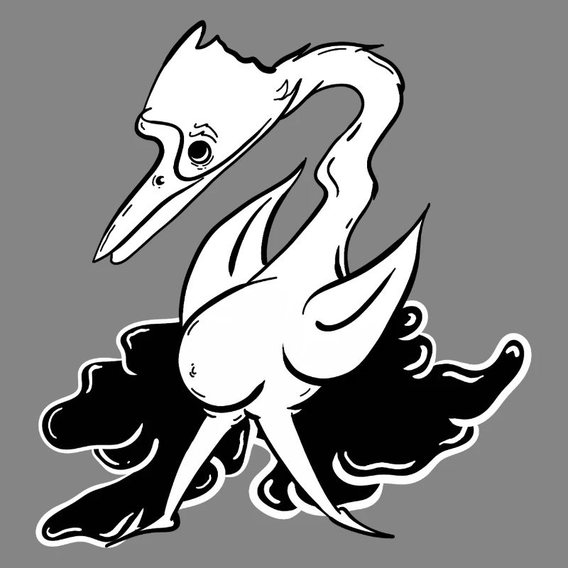 Fantasy Lying Animal with Flight Attributes