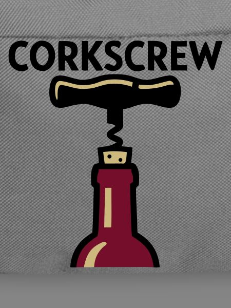 Korkenzieher Wein Grafik