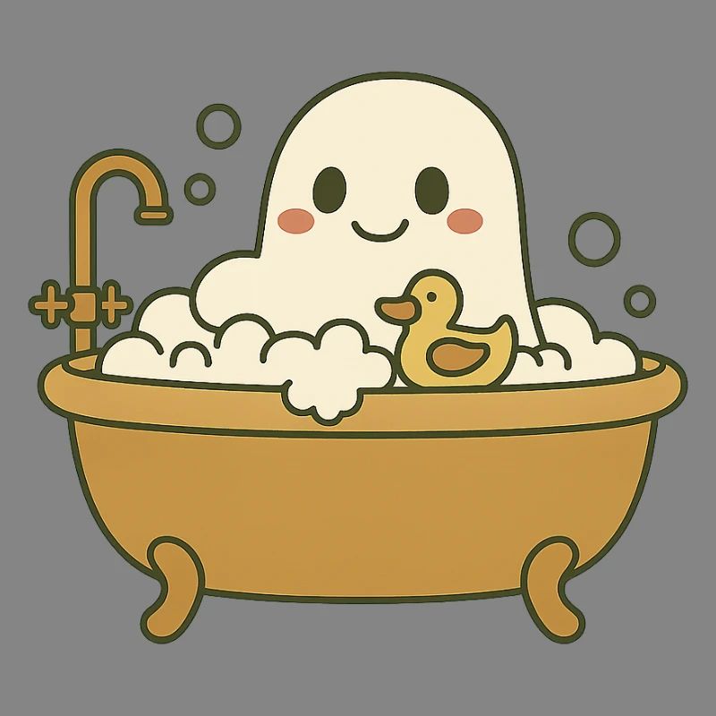 Ghost bubble bath