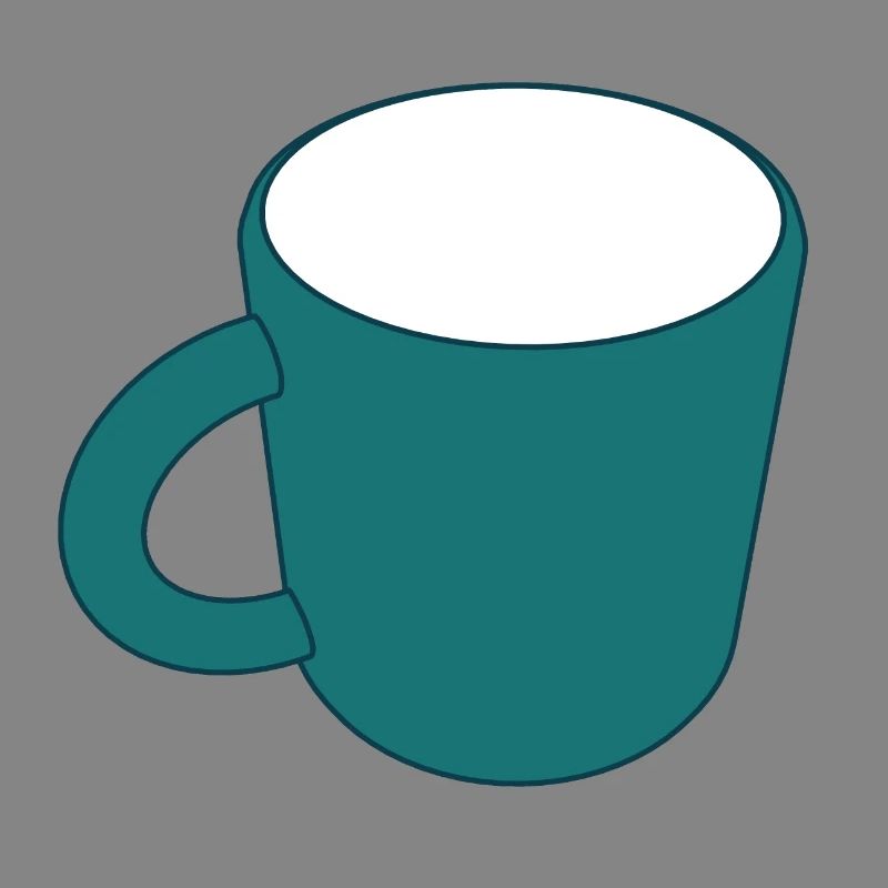 Empty coffee cup