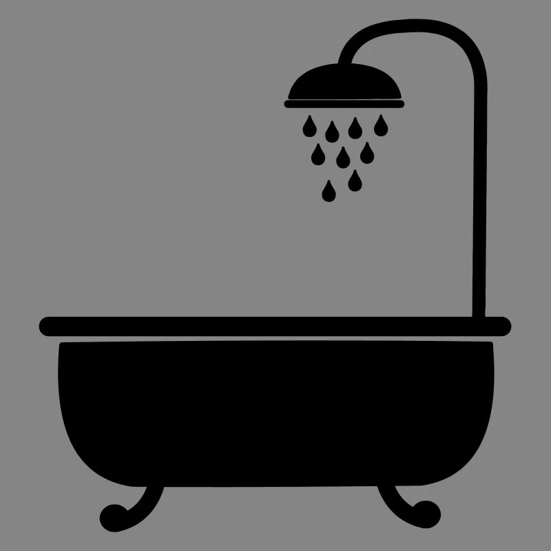 Bath with shower sanitary facilities