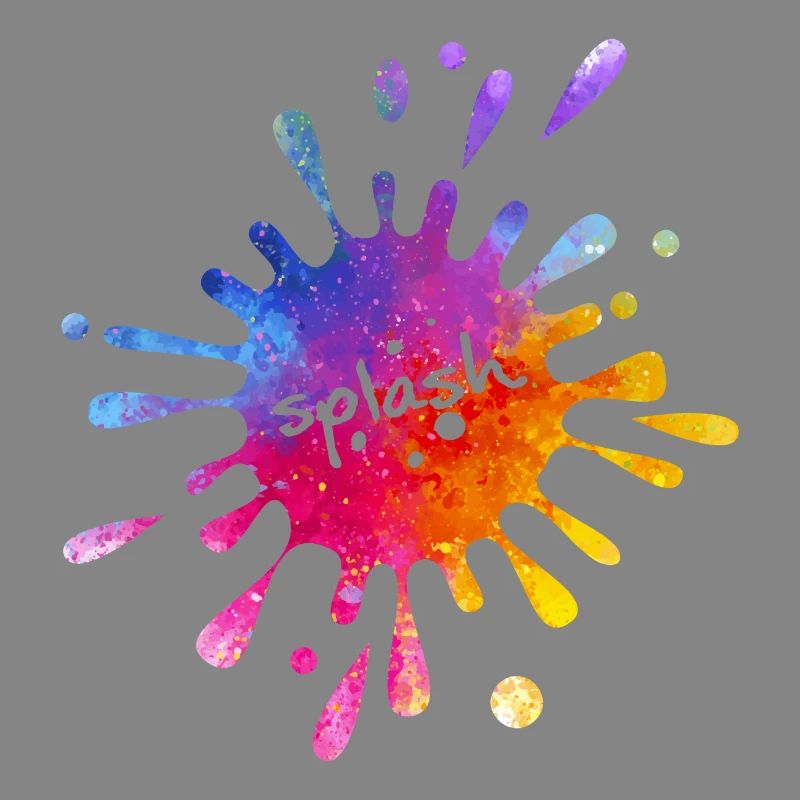 Splash - éclaboussure de couleur colorée