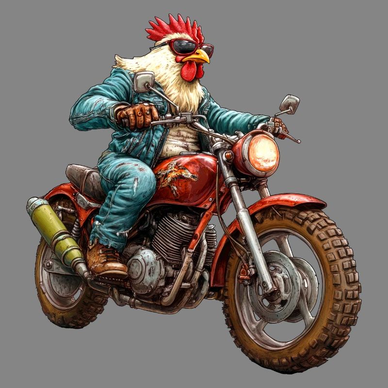 Chickens Motorcycle