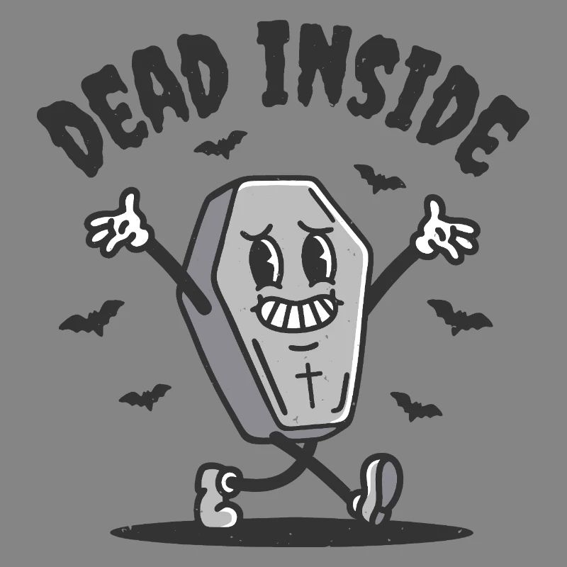 Dead Inside Funny Coffin