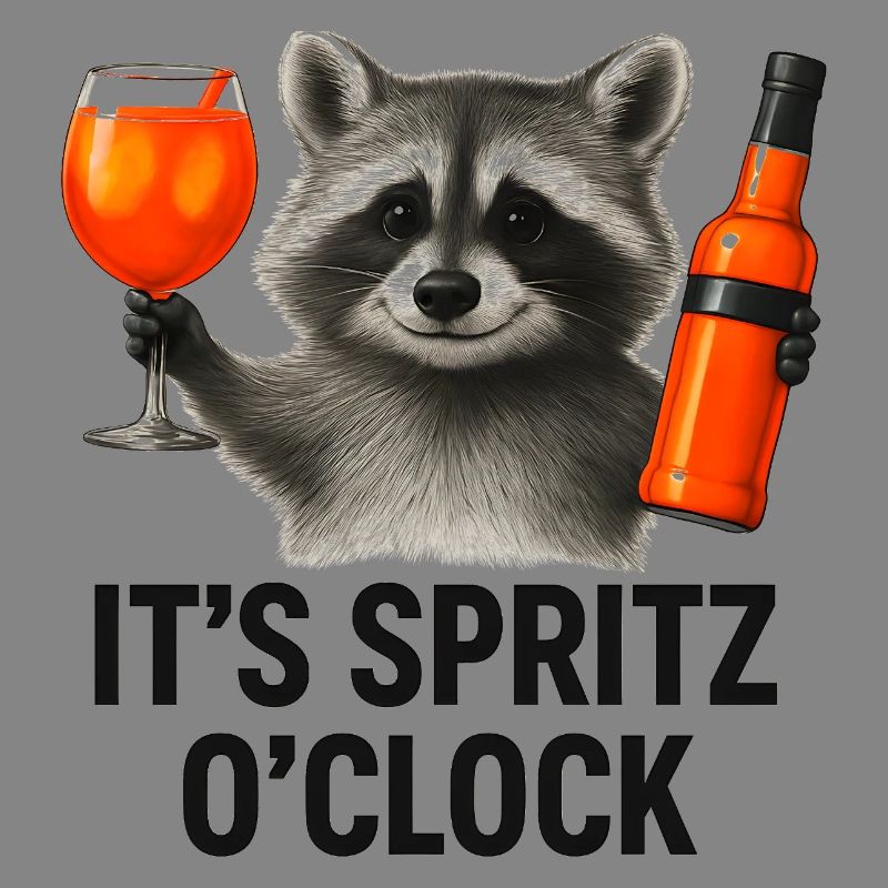 It's Spritz O'Clock Waschbär Party Geschenkidee