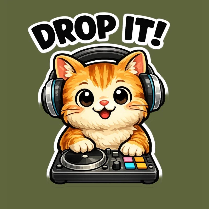 Drop It DJ-Katze