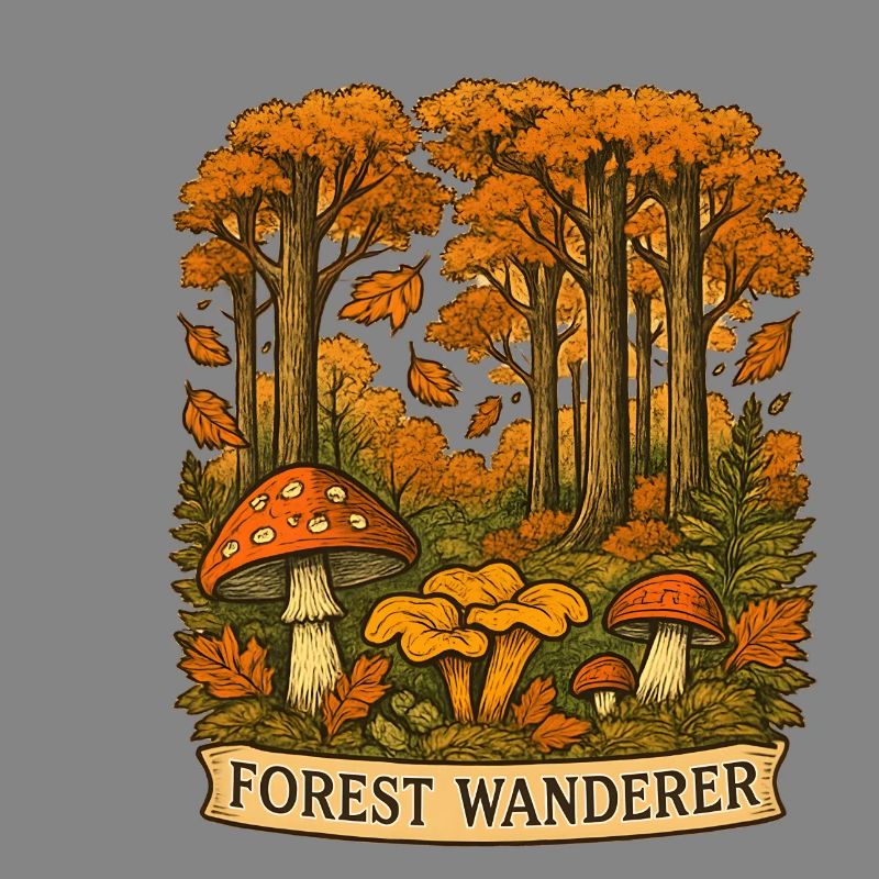 Waldwanderer Herbstpfad