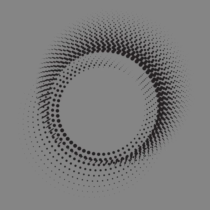Halo Dot Ring Pattern