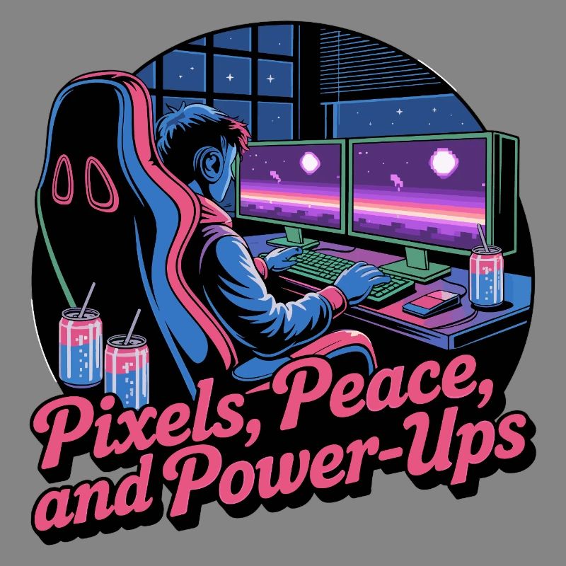 Pixels, Peace & Power-Ups – Gaming Setup