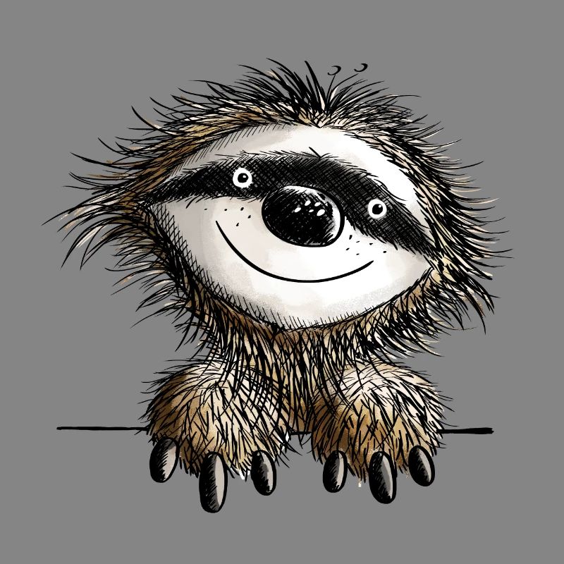 Smart Sloth - Sloths - Comic - Fun