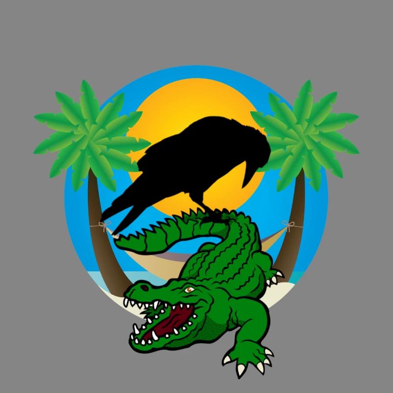 Plastic palm trees