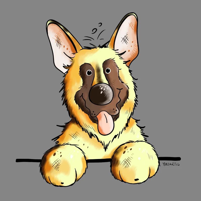 Funny German Shepherd
