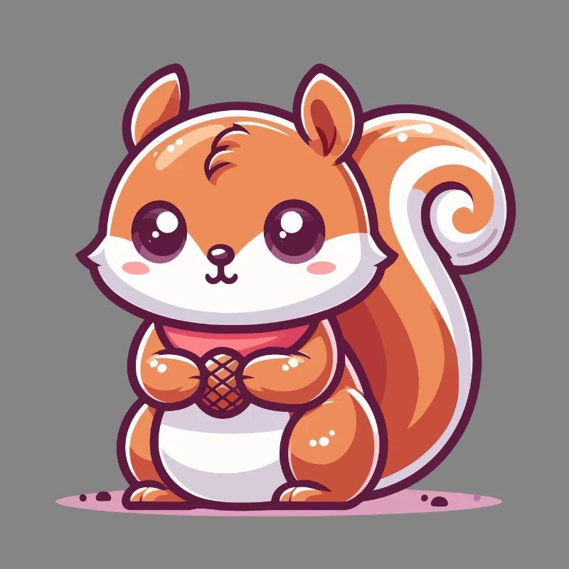 Eichhörnchen mit einem Samen