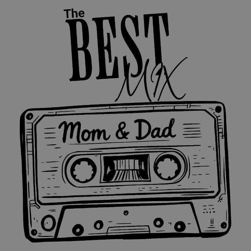 Vatertag Muttertag 80er Geschenk Best Mix