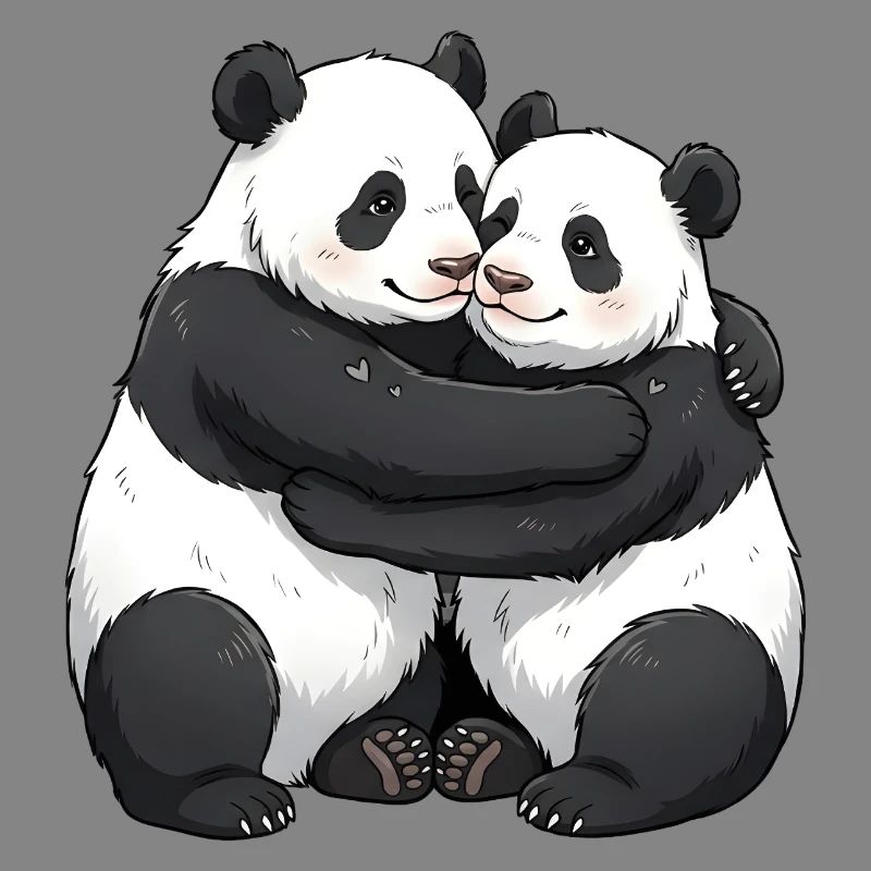 panda-hug