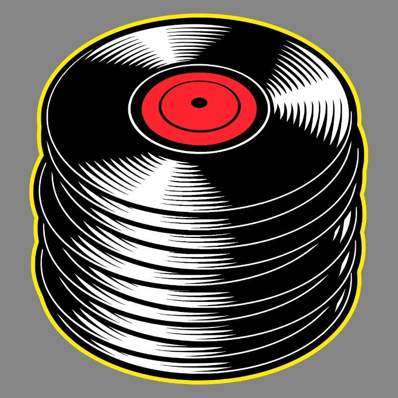 Stack d’albums vinyles