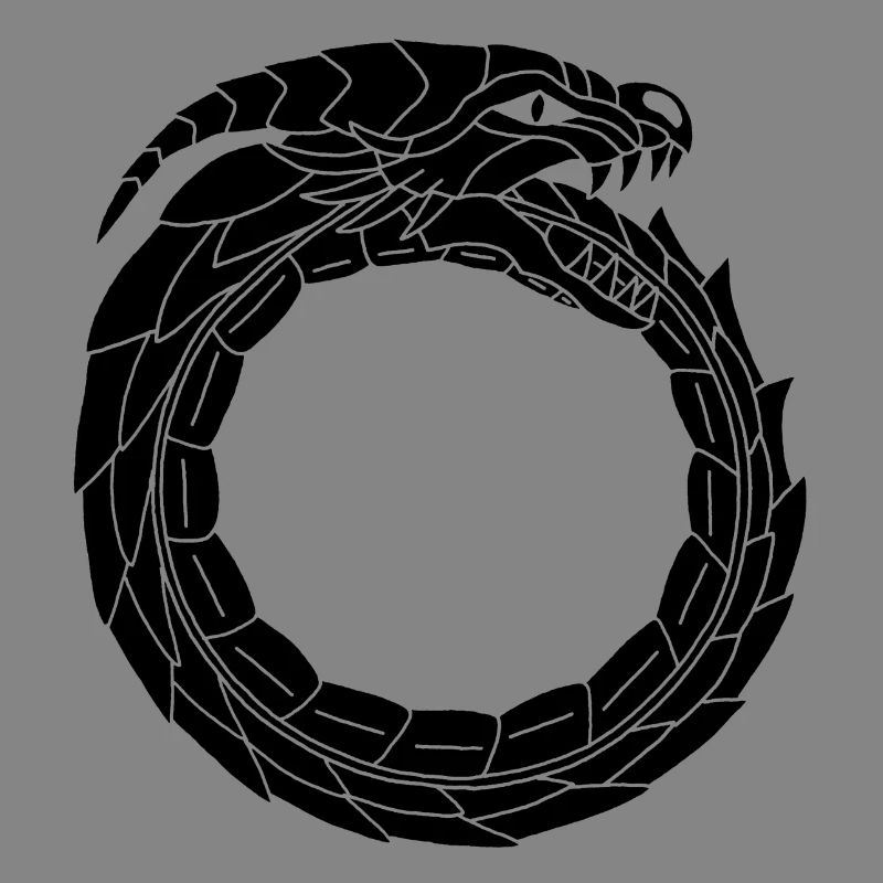 Verschlingender Schwarzer Drache