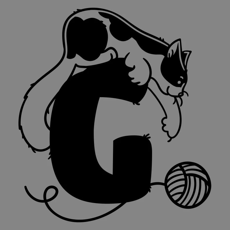 Katze Buchstabe G