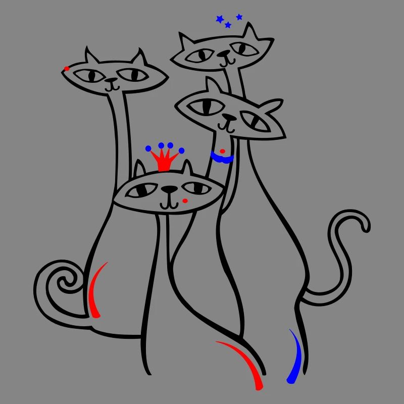 Cats in Pose